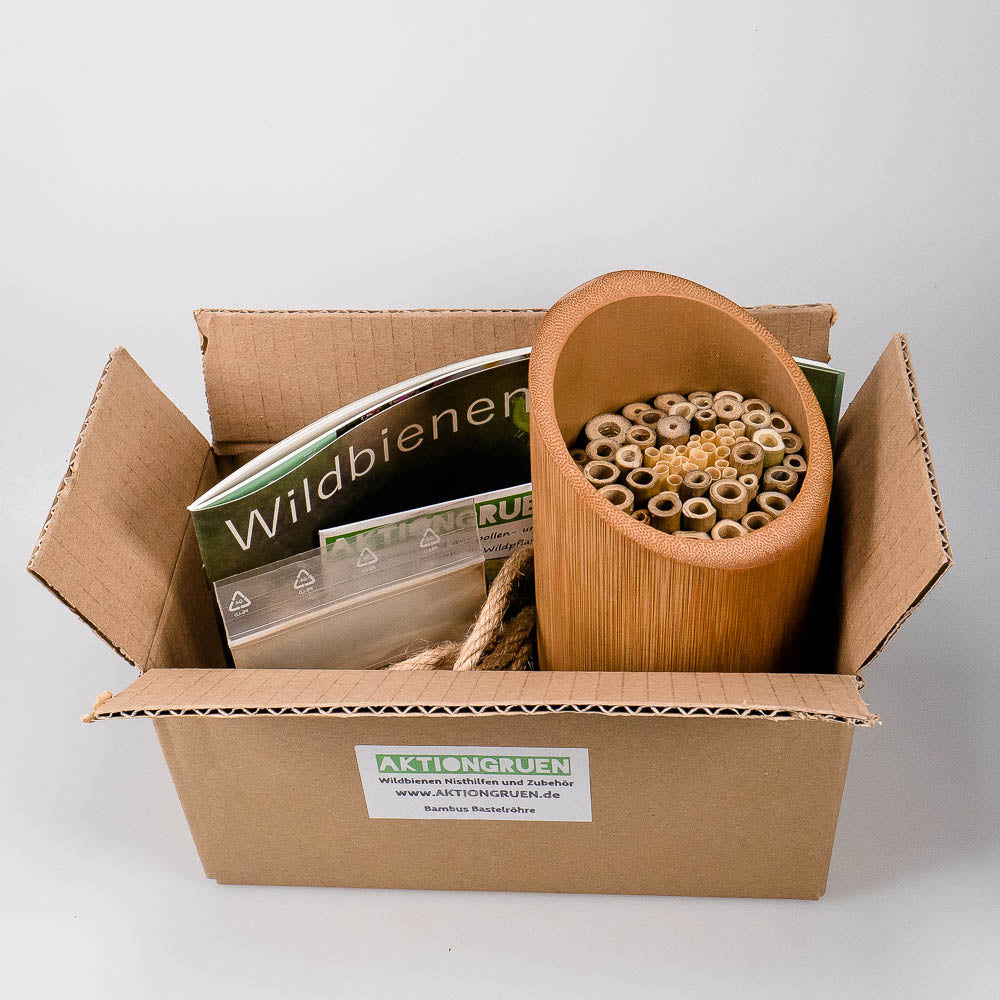 Wildbienen-Bambusröhre